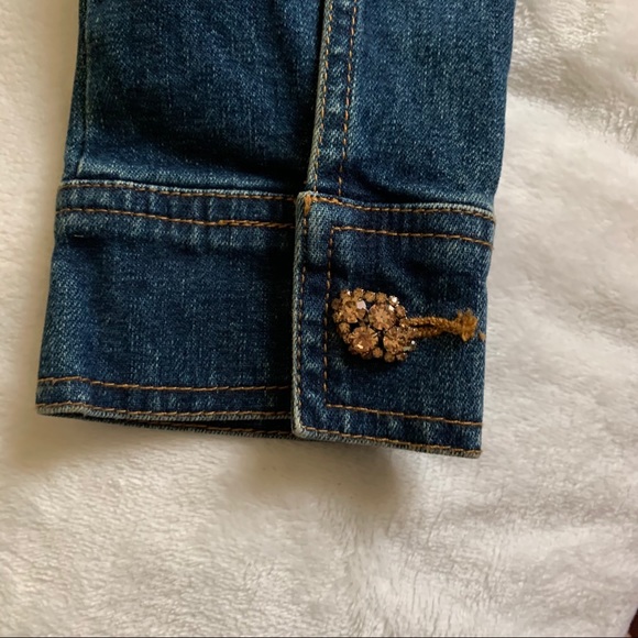 Cache NEW Sequin & Lace Denim Jacket - Picture 5 of 6